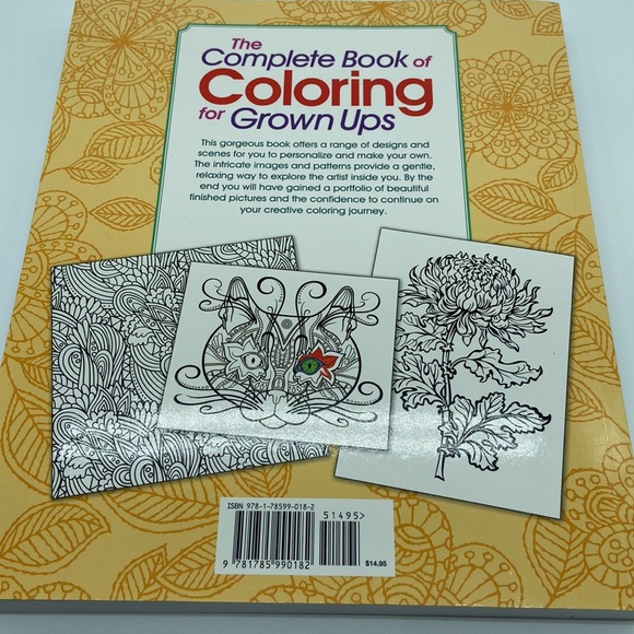 The Complete Book of Coloring For Grown Ups - Picture 3 of 6
